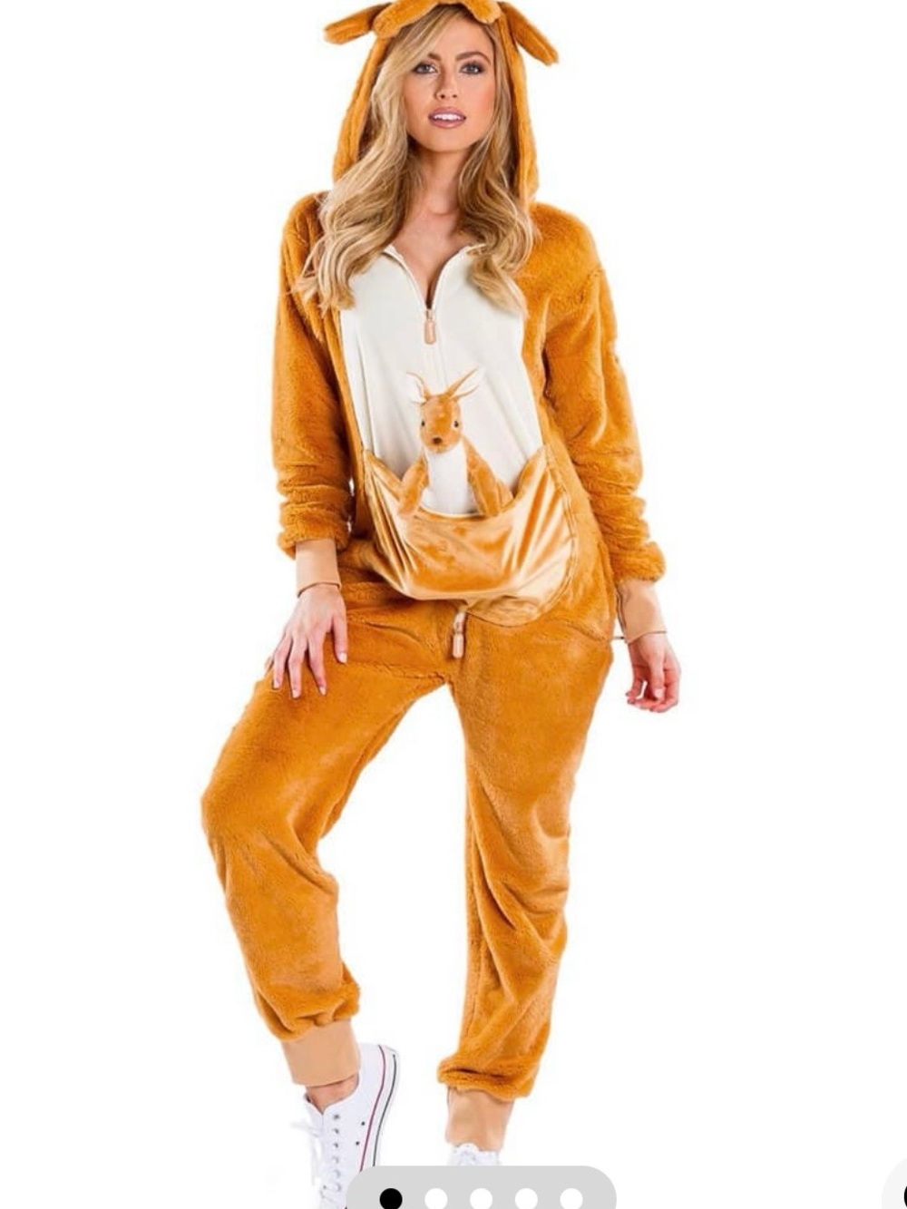 Kangaroo One-Piece Plush Costume - includes baby Joey!
